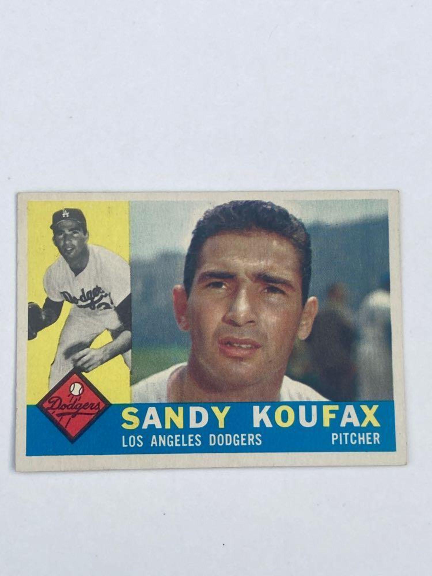 1960 Topps #343 Sandy Koufax LA Dodgers (1 of 6)
