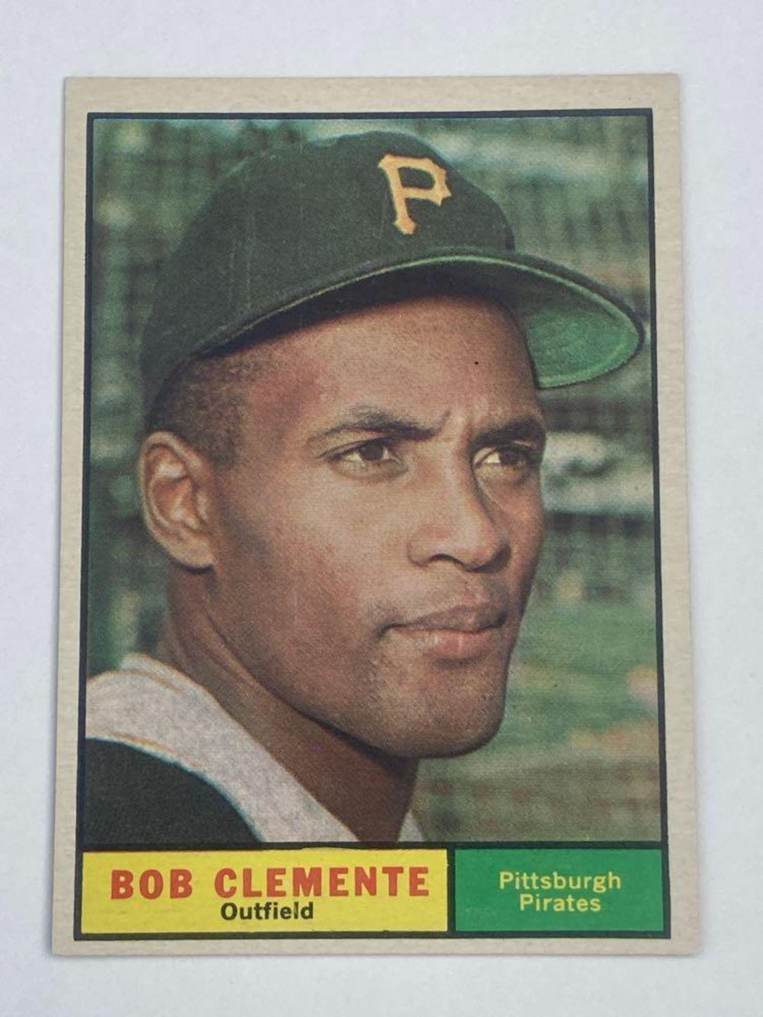 1961 Topps #388 Roberto Clemente Pittsburgh Pirates (1 of 6)
