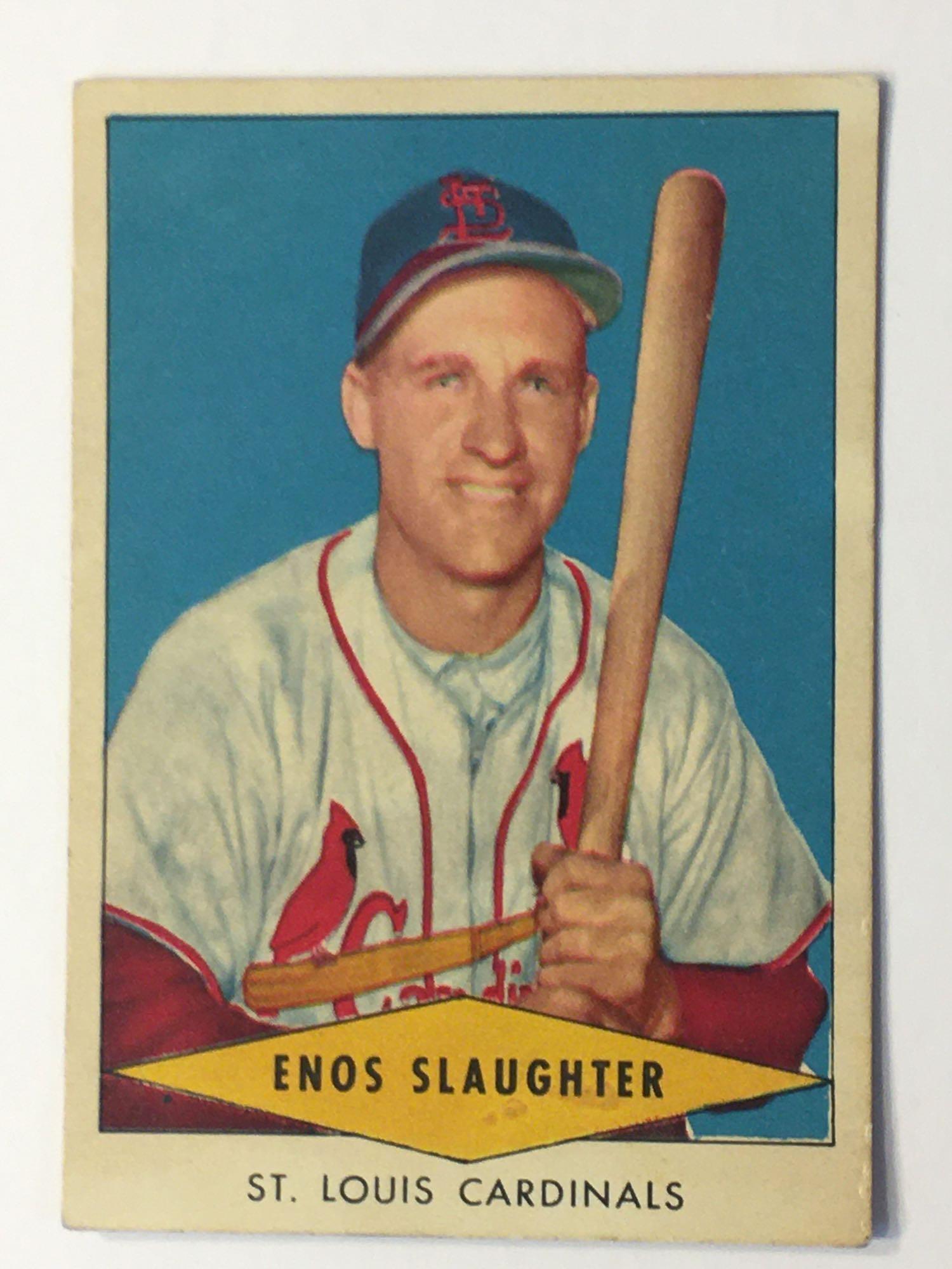 1954 Red Heart Enos Slaughter Cardinals (1 of 6)