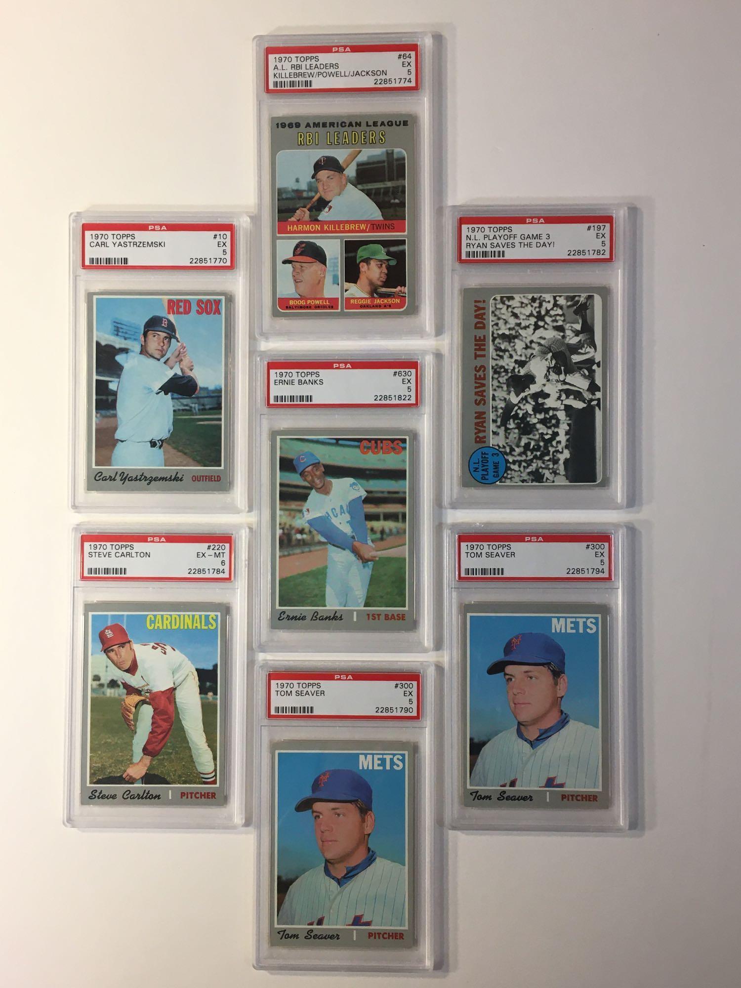 1970 Topps Baseball PSA Graded Stars (1 of 16)