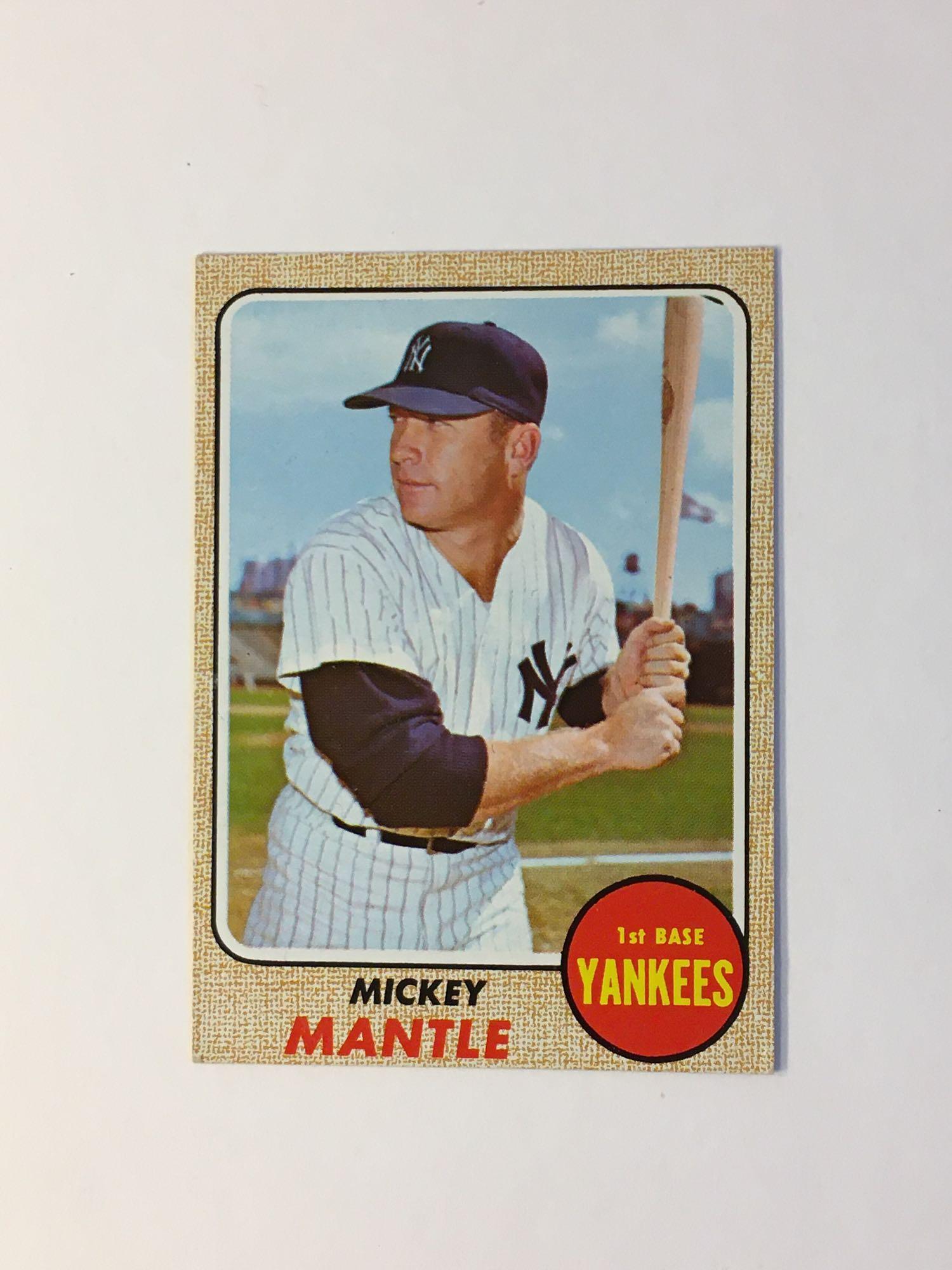 1968 Topps #280 Mickey Mantle Yankees (1 of 6)