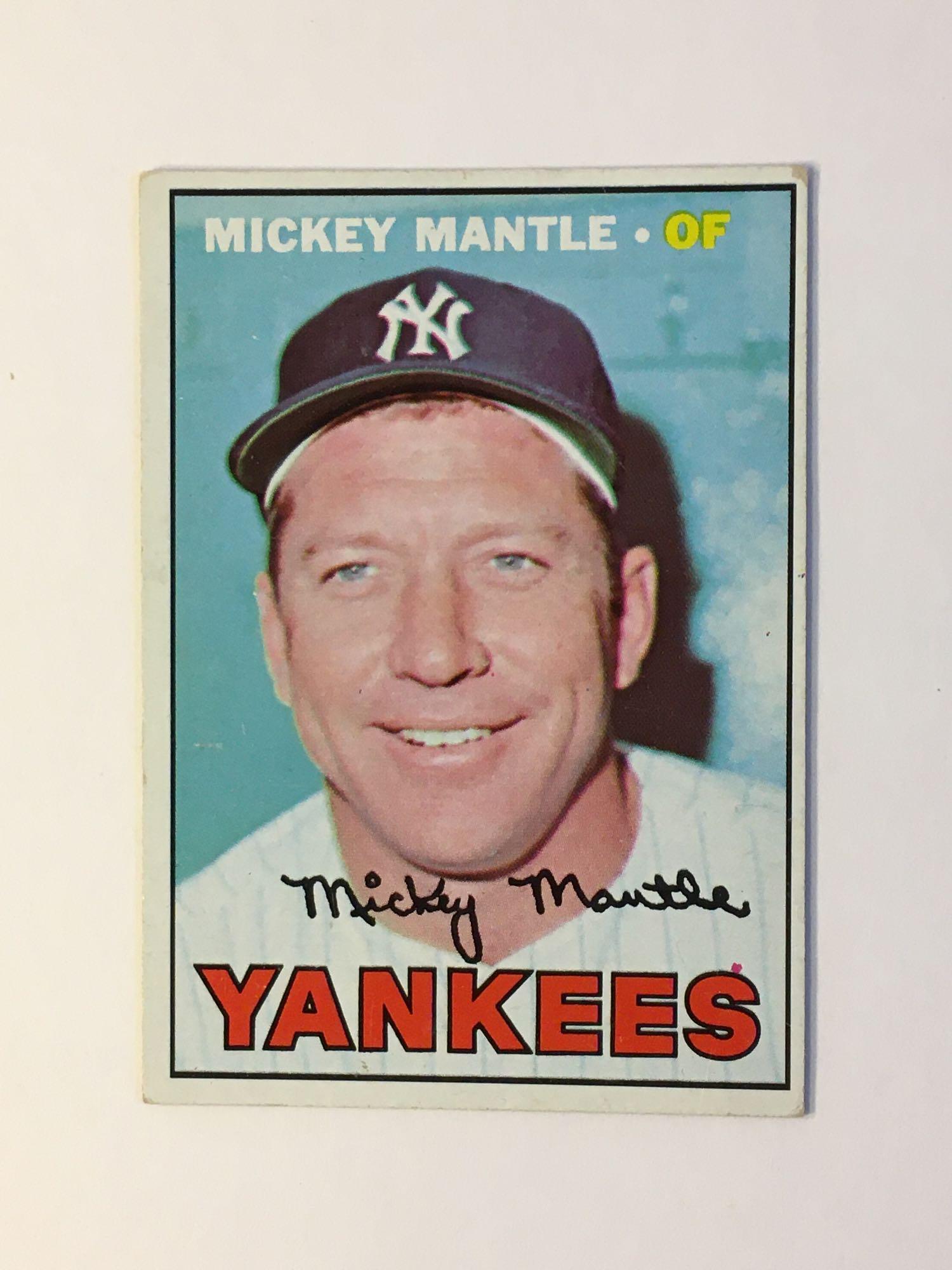 1967 Topps #150 Mickey Mantle Yankees (1 of 6)