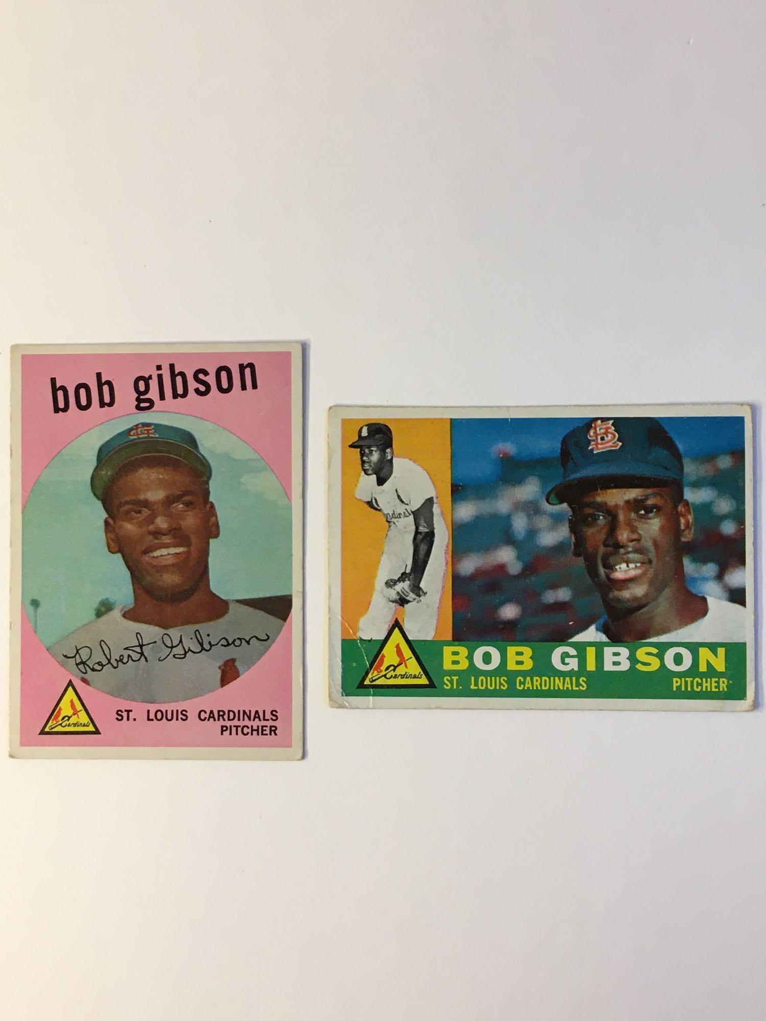 1959 Topps #514 Bob Gibson Rookie Card Plus (1 of 6)