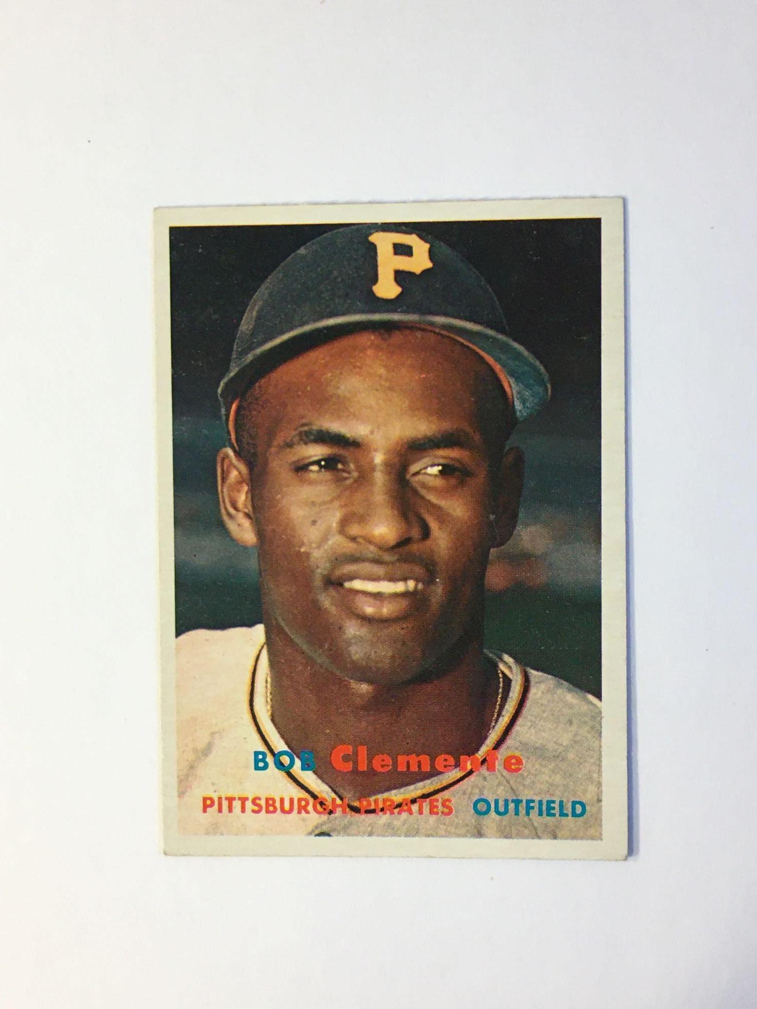 1957 Topps #76 Roberto Clemente Pittsburgh (1 of 12)