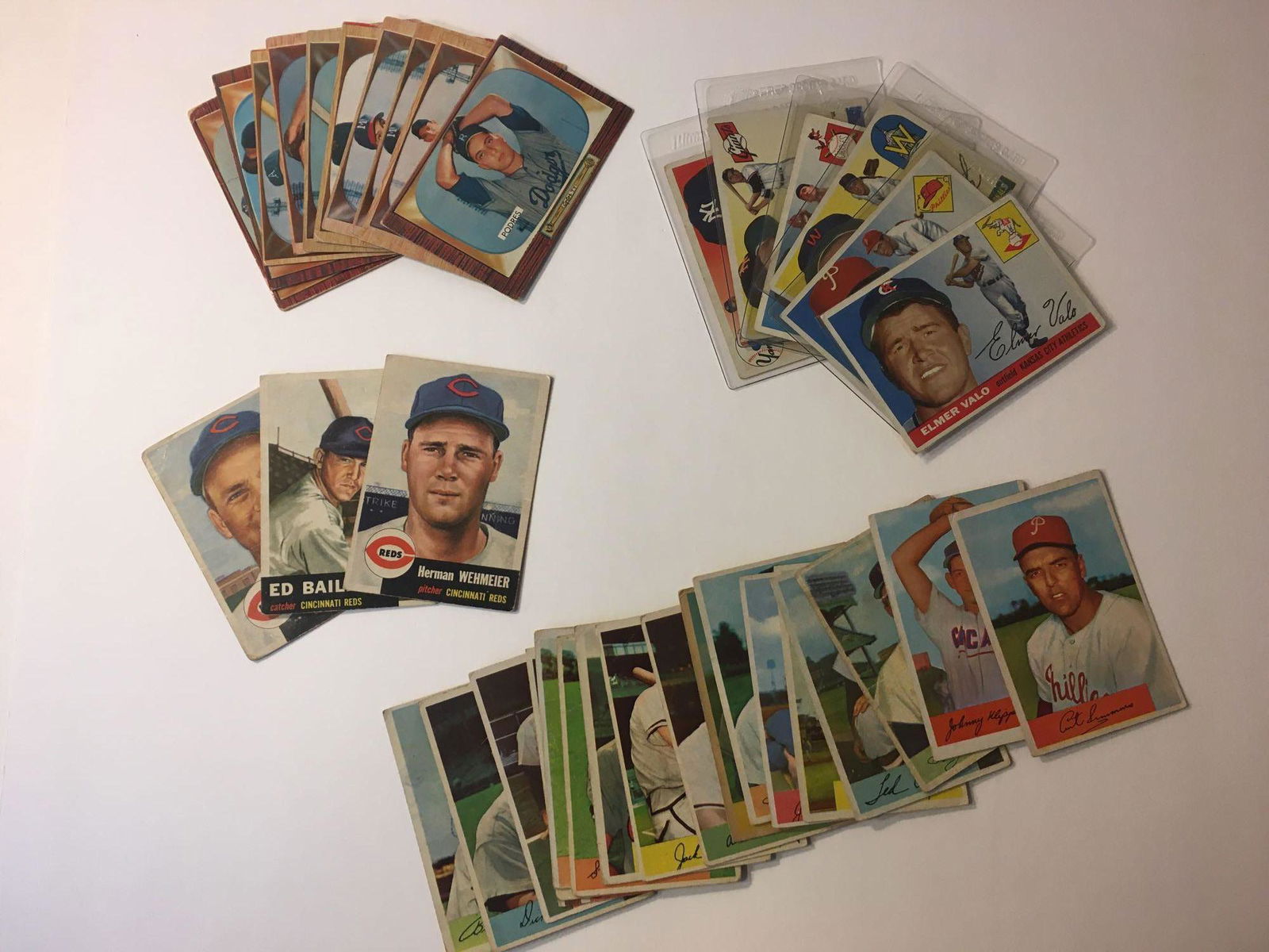 1950's Topps and Bowman Baseball Card Lot (37) (1 of 10)