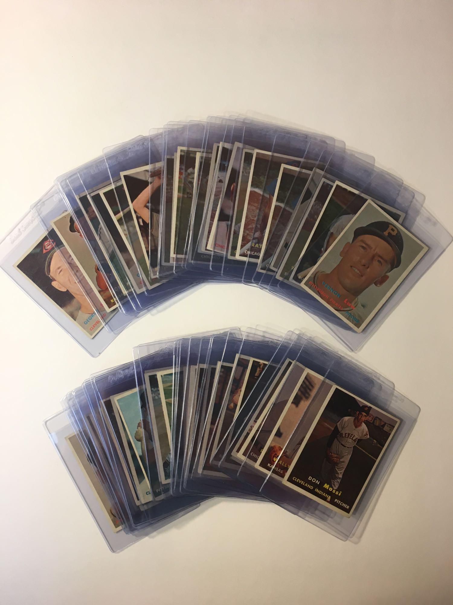 1957 Topps Baseball Card Lot (50) (1 of 2)