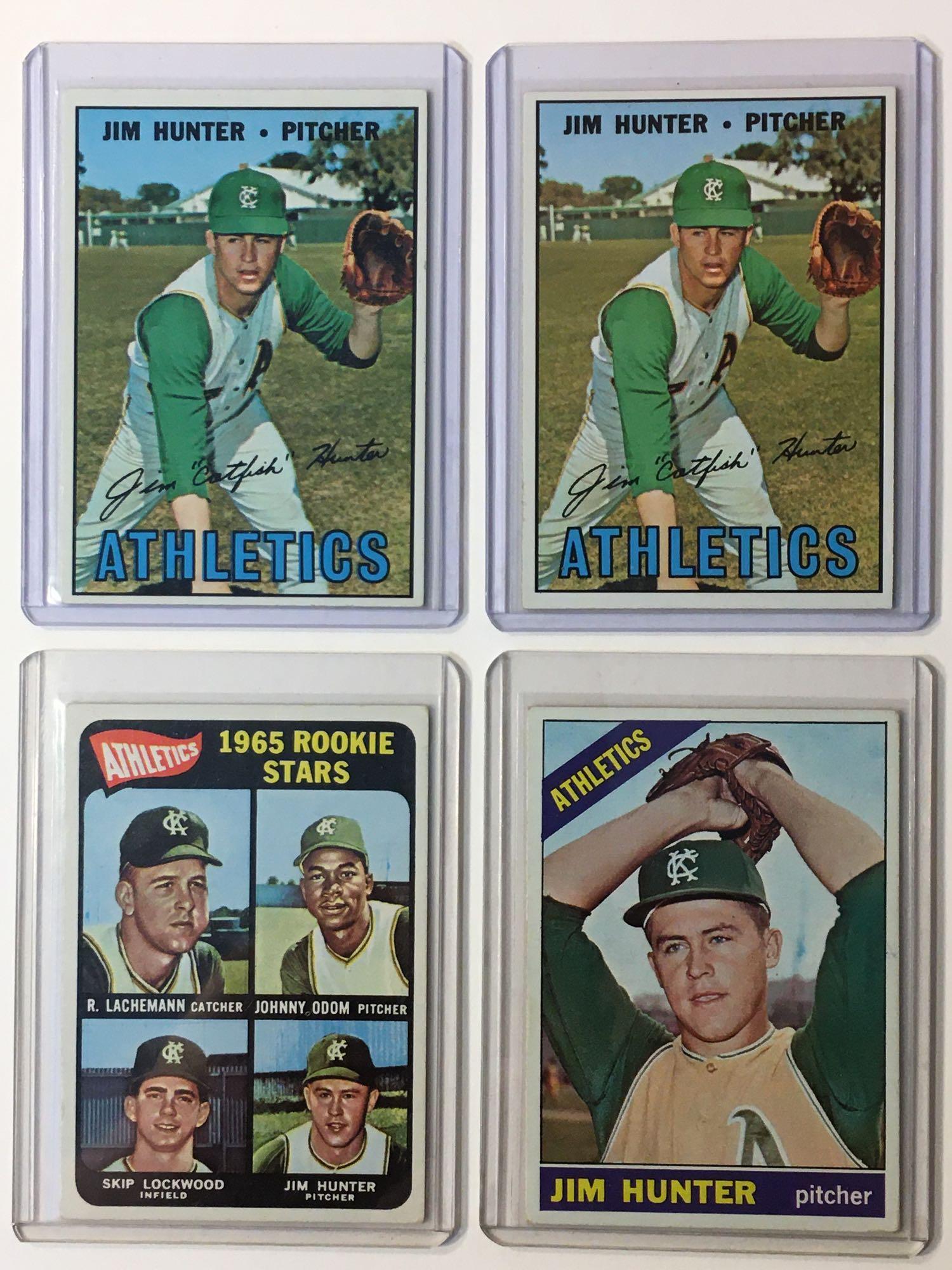 Jim Catfish Hunter Rookie Topps Card & More (1 of 10)