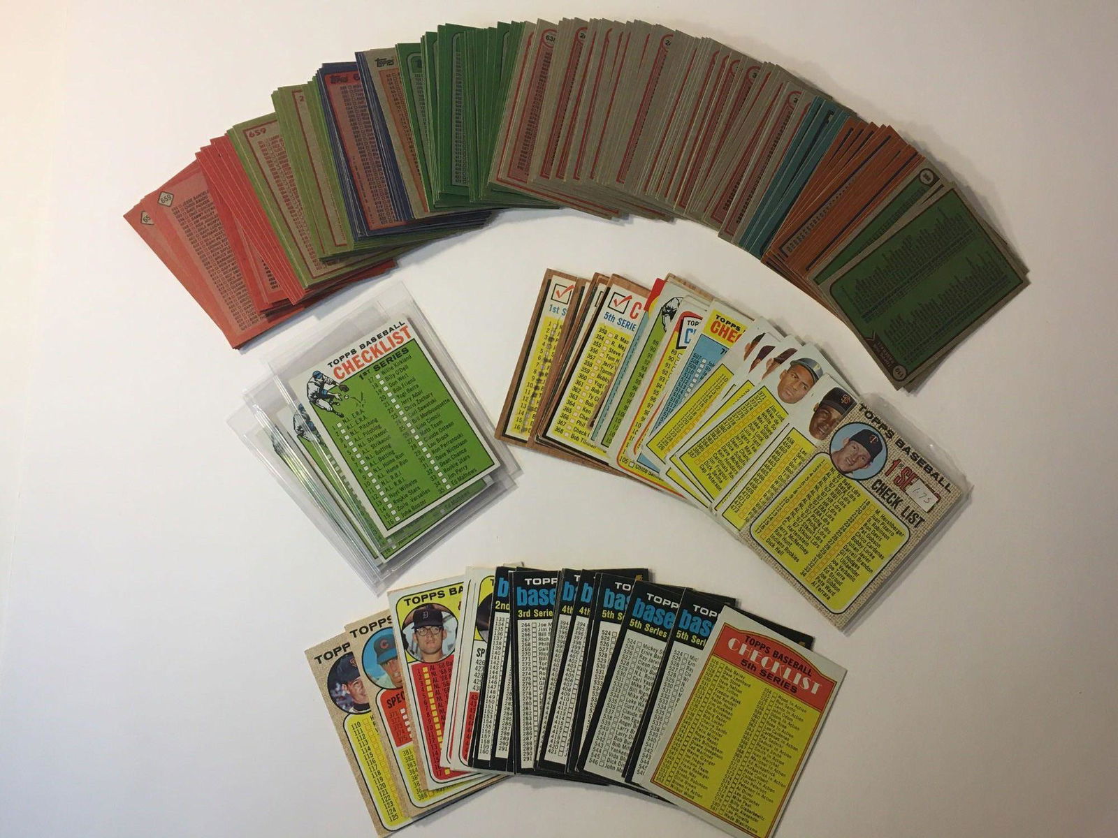 Topps Baseball Card Checklist Collection 1960's-80's (1 of 10)
