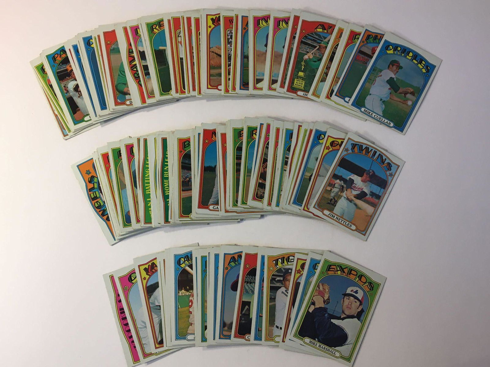 1972 Topps Baseball Card Lot (160)+ (1 of 7)