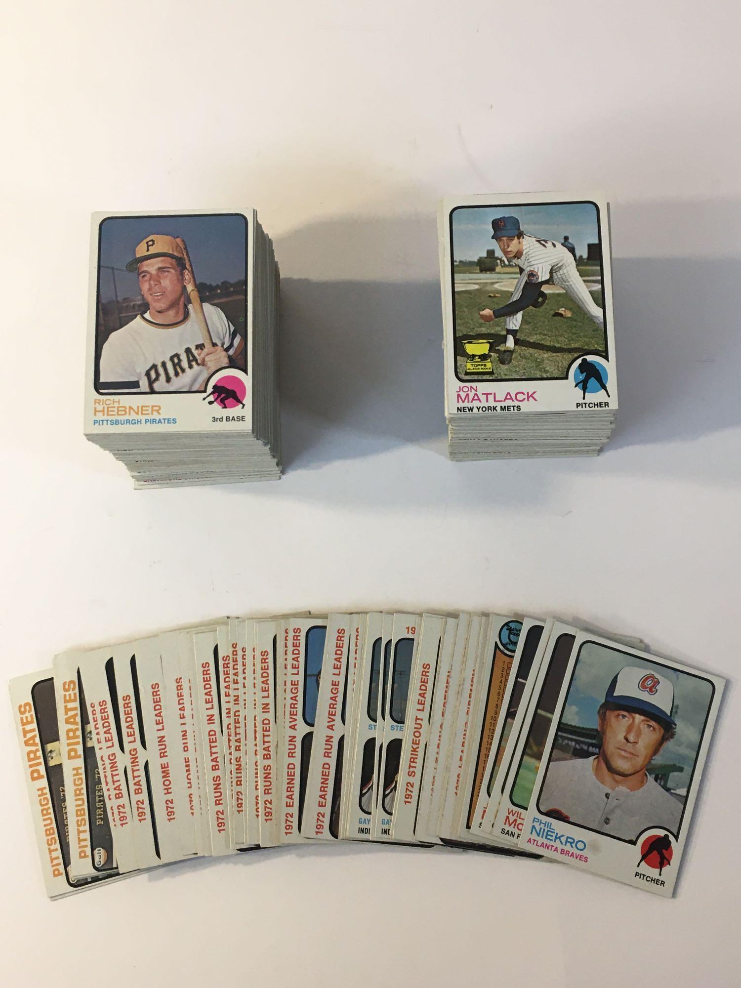 1973 Topps Baseball Card High Grade Stock Lot (1 of 7)