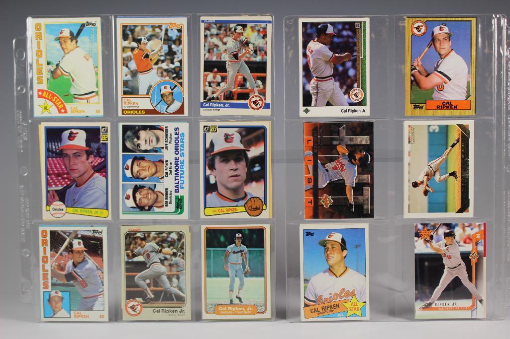 Cal Ripken Jr. Baseball Card Collection w/ Rookies (1 of 10)