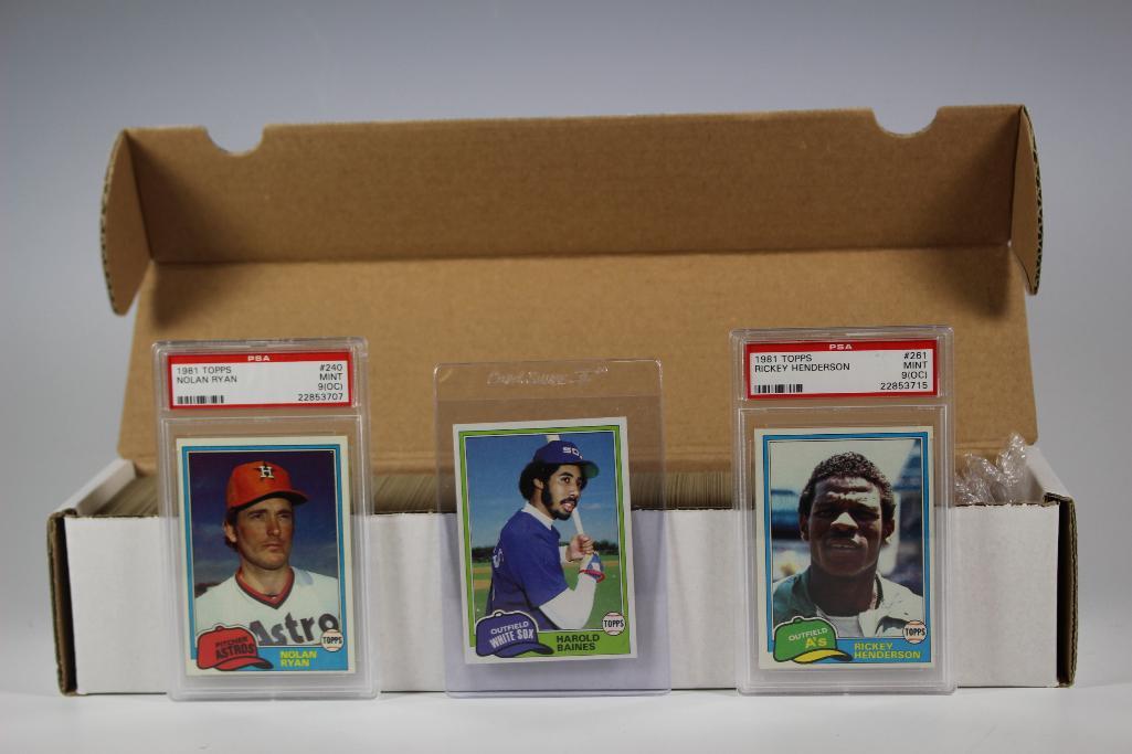 1981 Topps Baseball Card Complete Set (1 of 17)