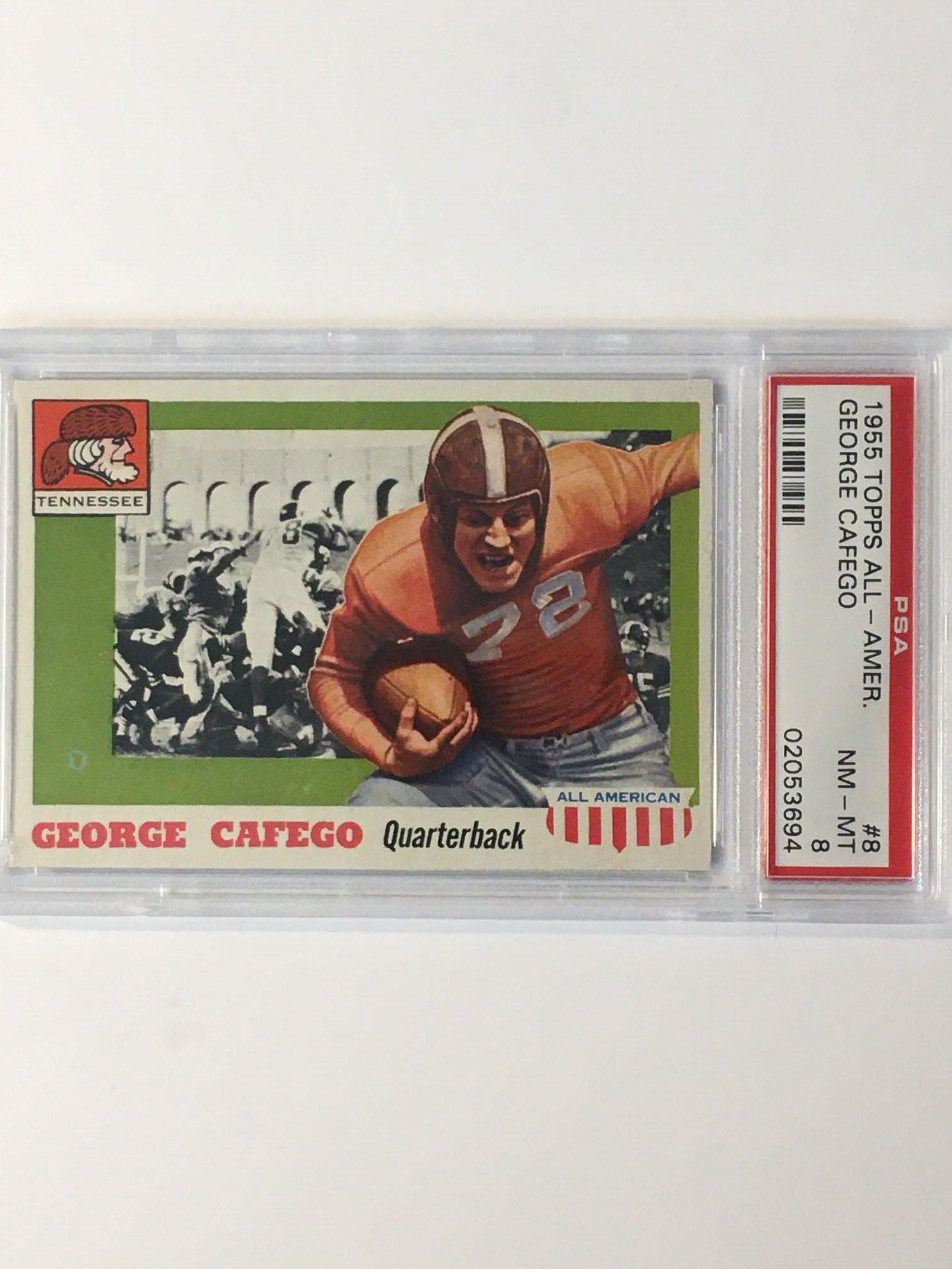 1955 Topps All-American George Cafego PSA 8 (1 of 6)
