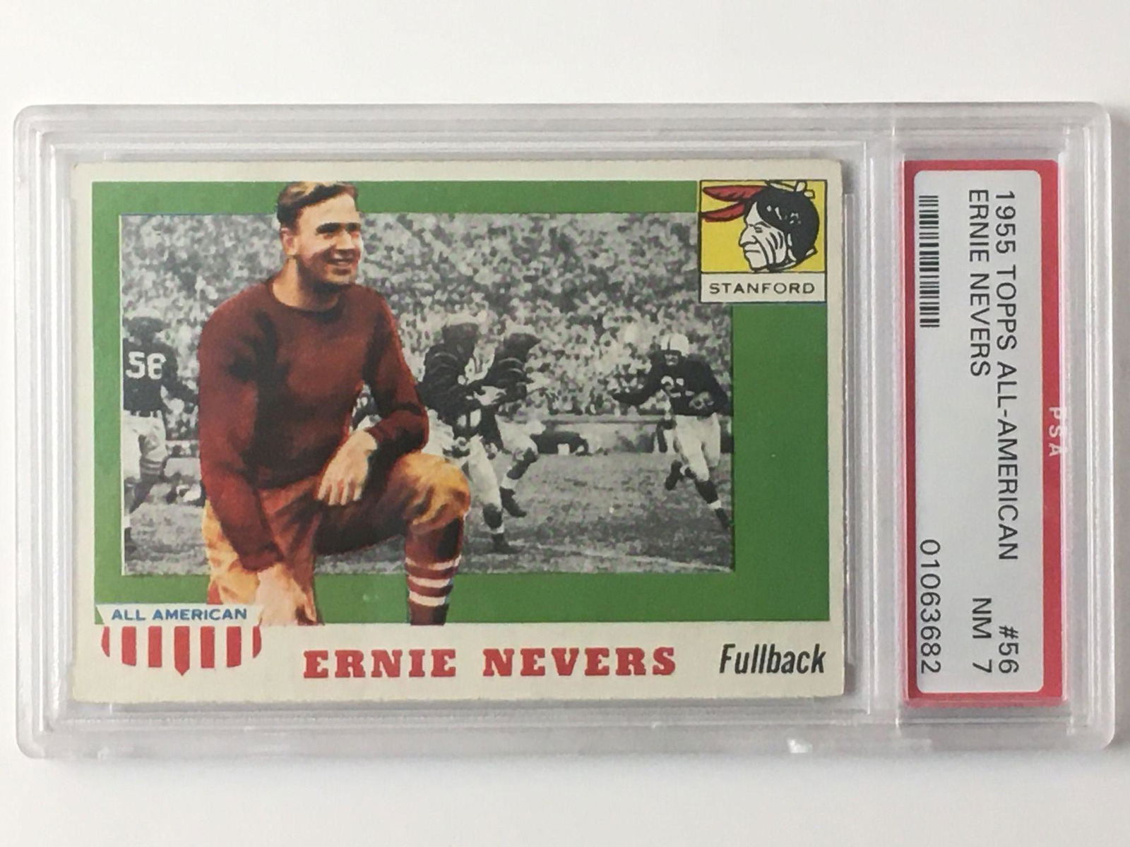1955 Topps All-American #56 Ernie Nevers PSA 7 (1 of 6)