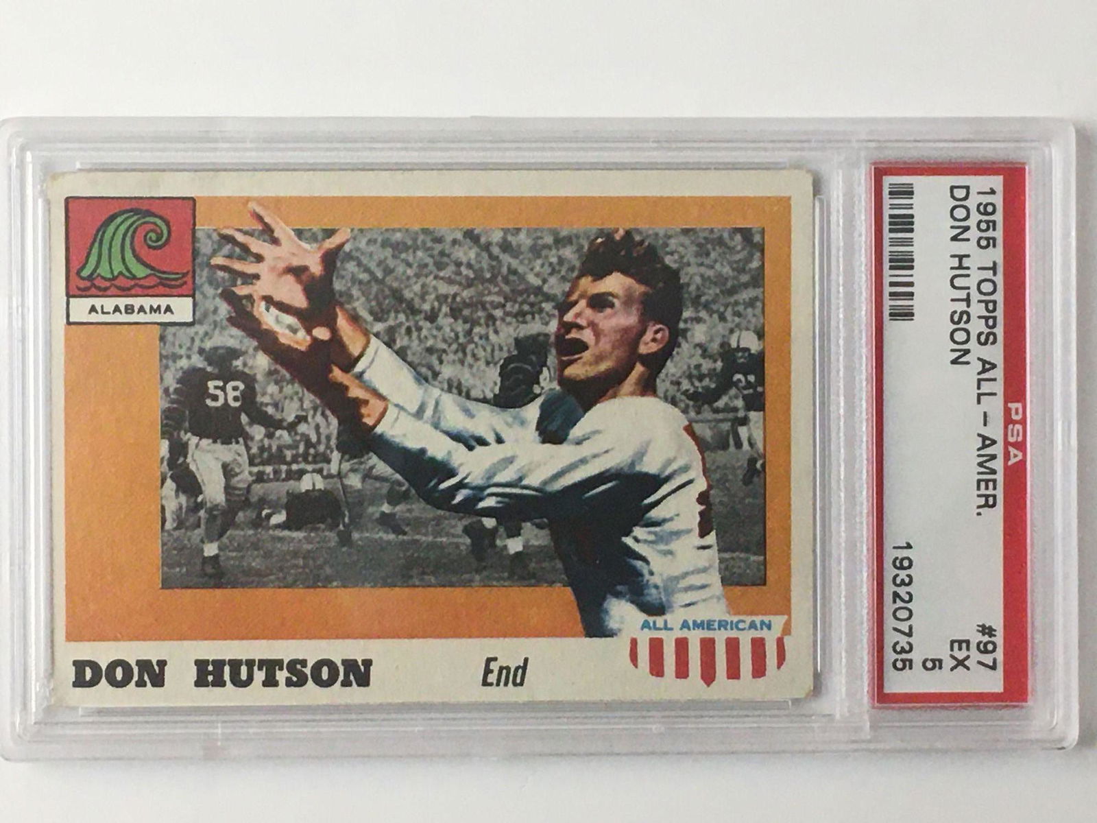 1955 Topps All-American #97 Don Hutson PSA 5 (1 of 6)