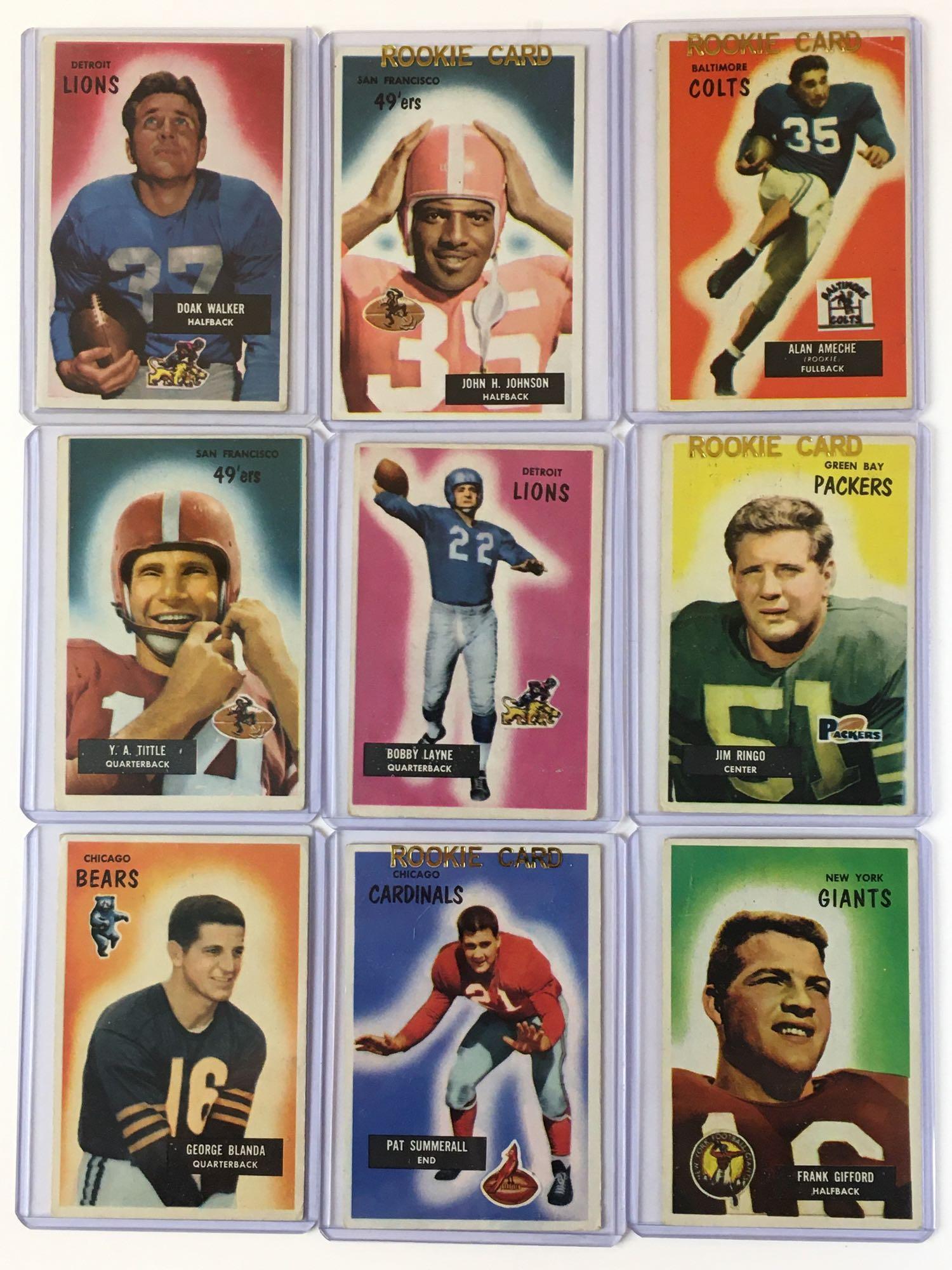 1955 Bowman Football HOF'ers & Rookies (1 of 20)