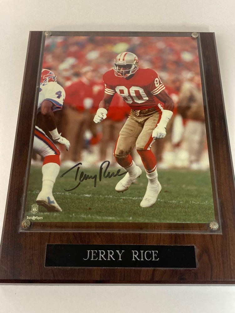 Jerry Rice Autographed 49ers Photo (1 of 3)