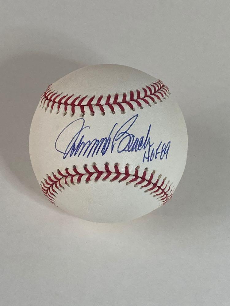 Johnny Bench Signed and Inscribed Baseball (1 of 4)