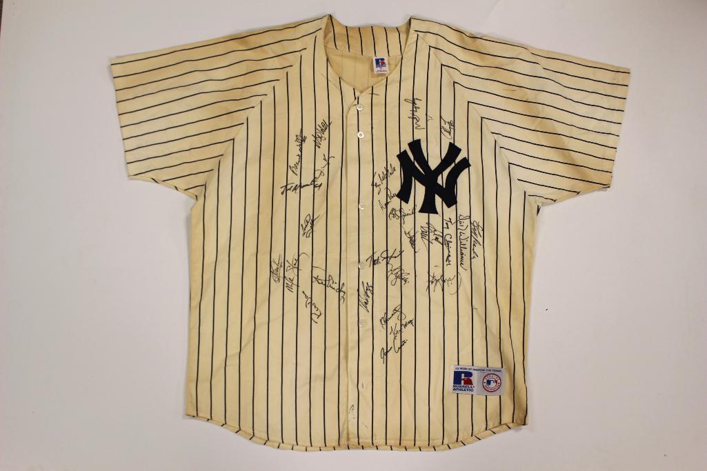 1993-94 NY Yankees Team Signed Jersey (1 of 11)