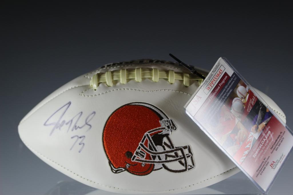 Joe Thomas Autographed Browns Football JSA (1 of 9)