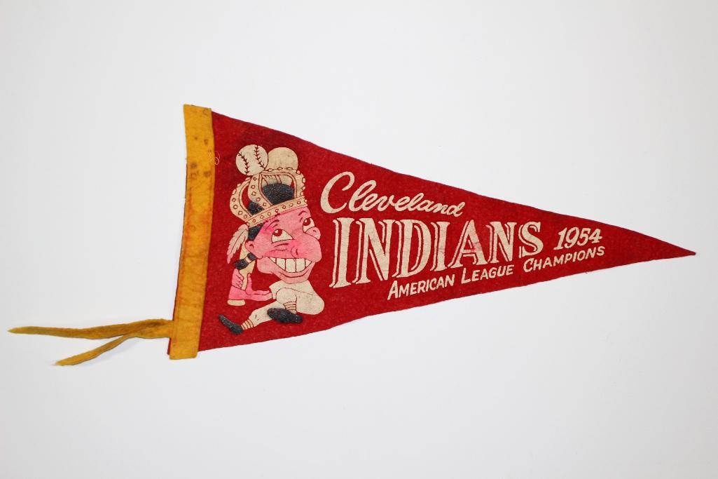 1954 Cleveland Indians Mini AL Champs Pennant (1 of 8)