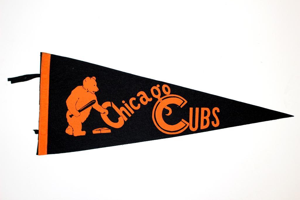 Vintage Chicago Cubs Pennant (1 of 4)