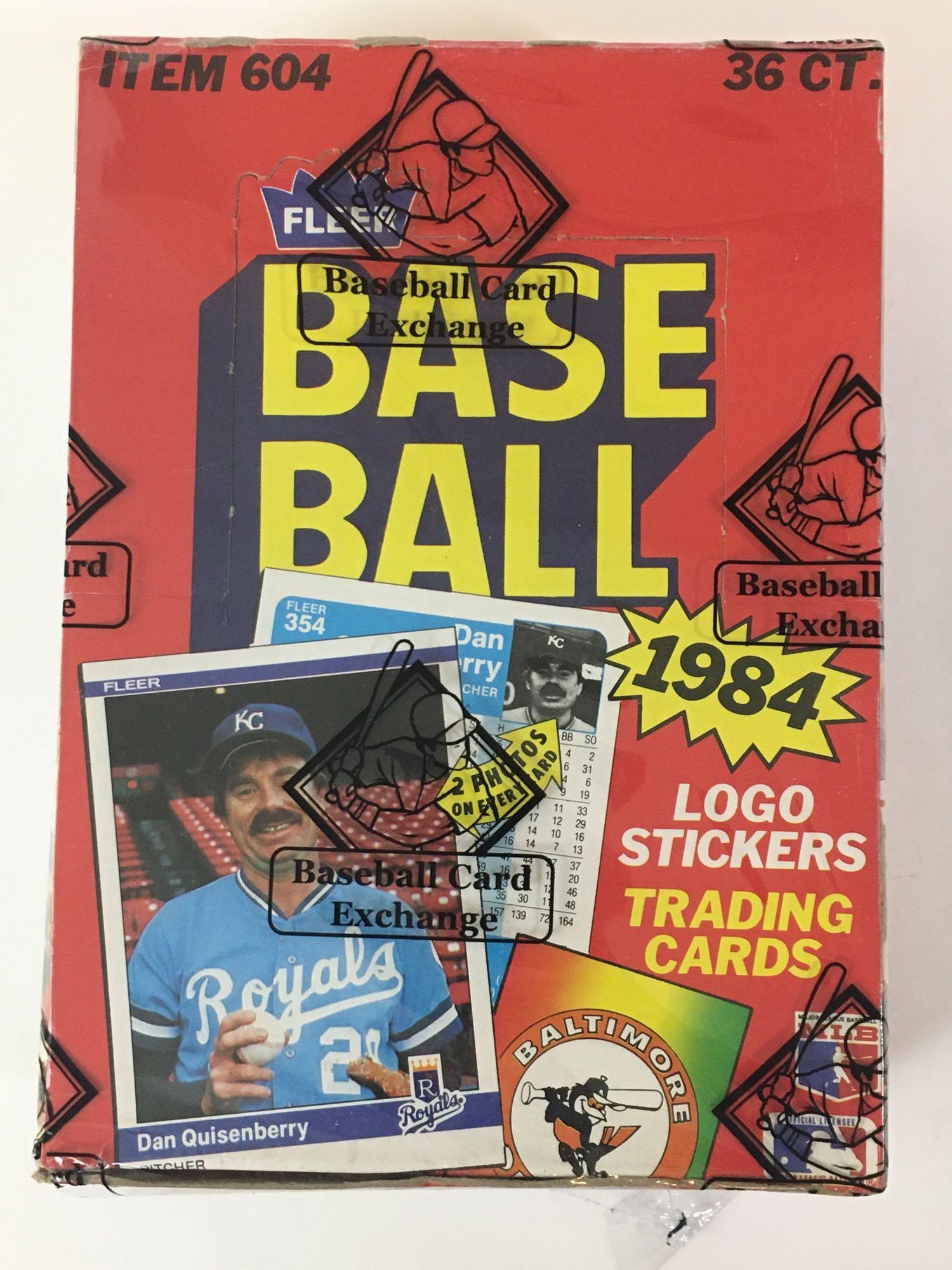 1984 Fleer Unopened Wax Box BBCE Mattingly Rookie (1 of 5)
