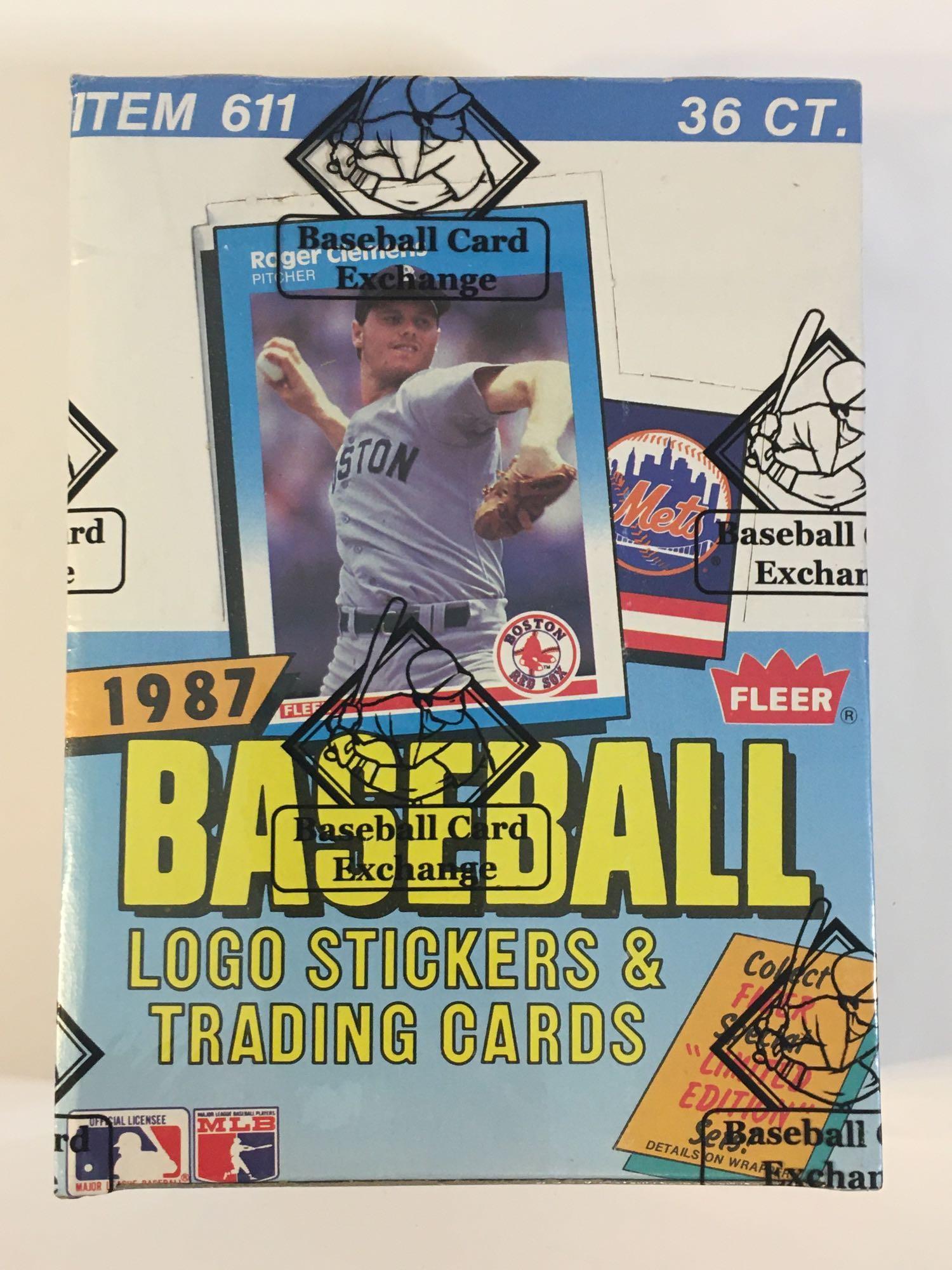 1987 Fleer Unopened Wax Box BBCE (1 of 2)