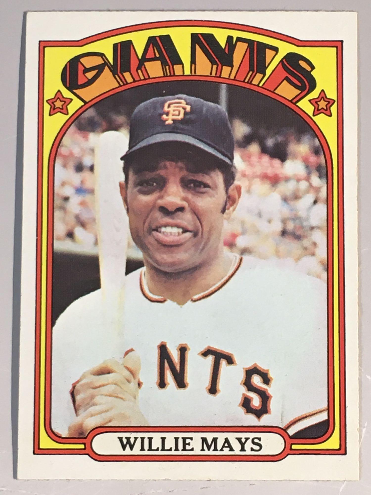 1972 Topps #49 Willie Mays Giants: EXMT card of the icon.
