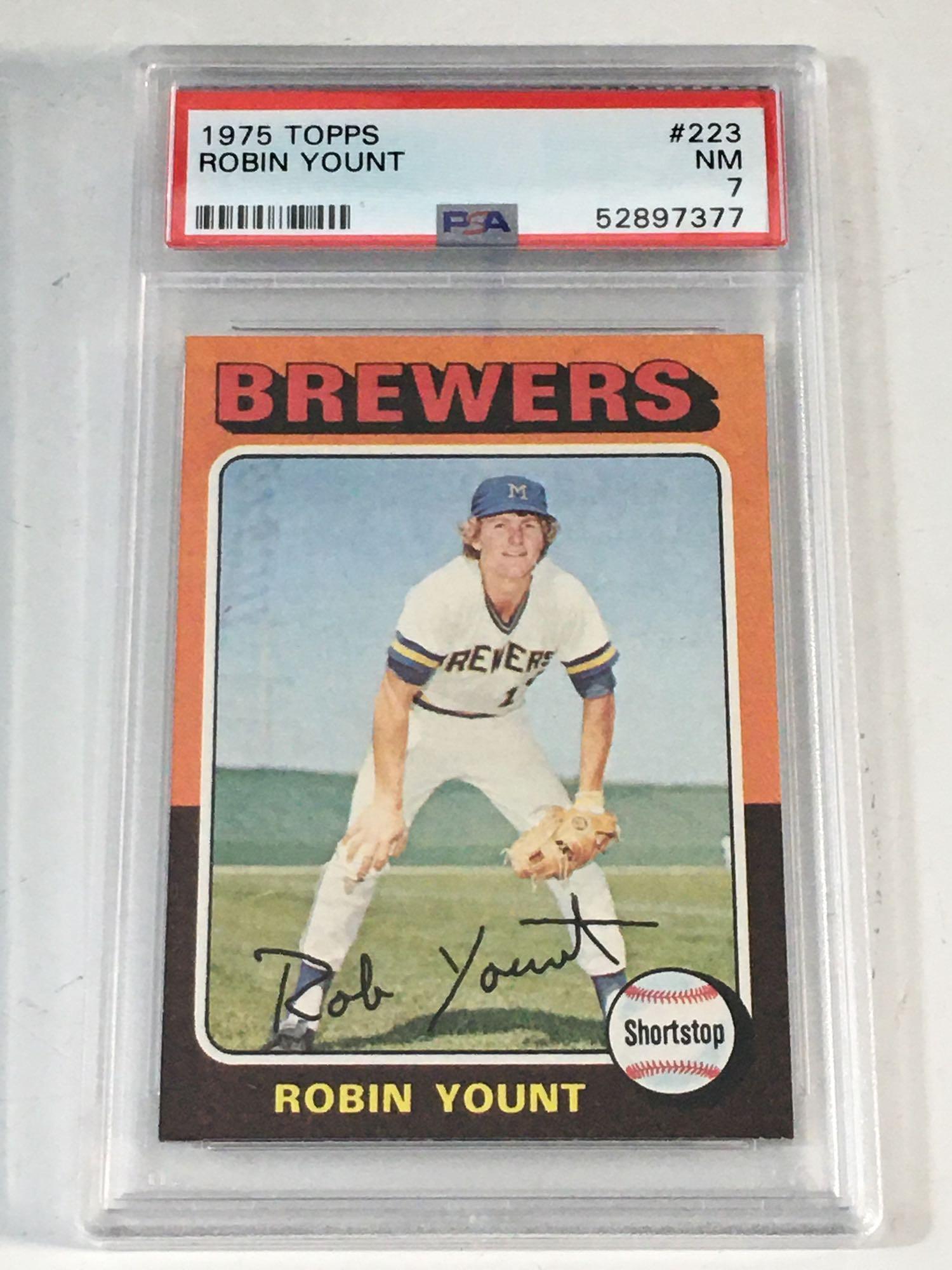 1975 Topps #223 Robin Yount PSA 7 (1 of 6)