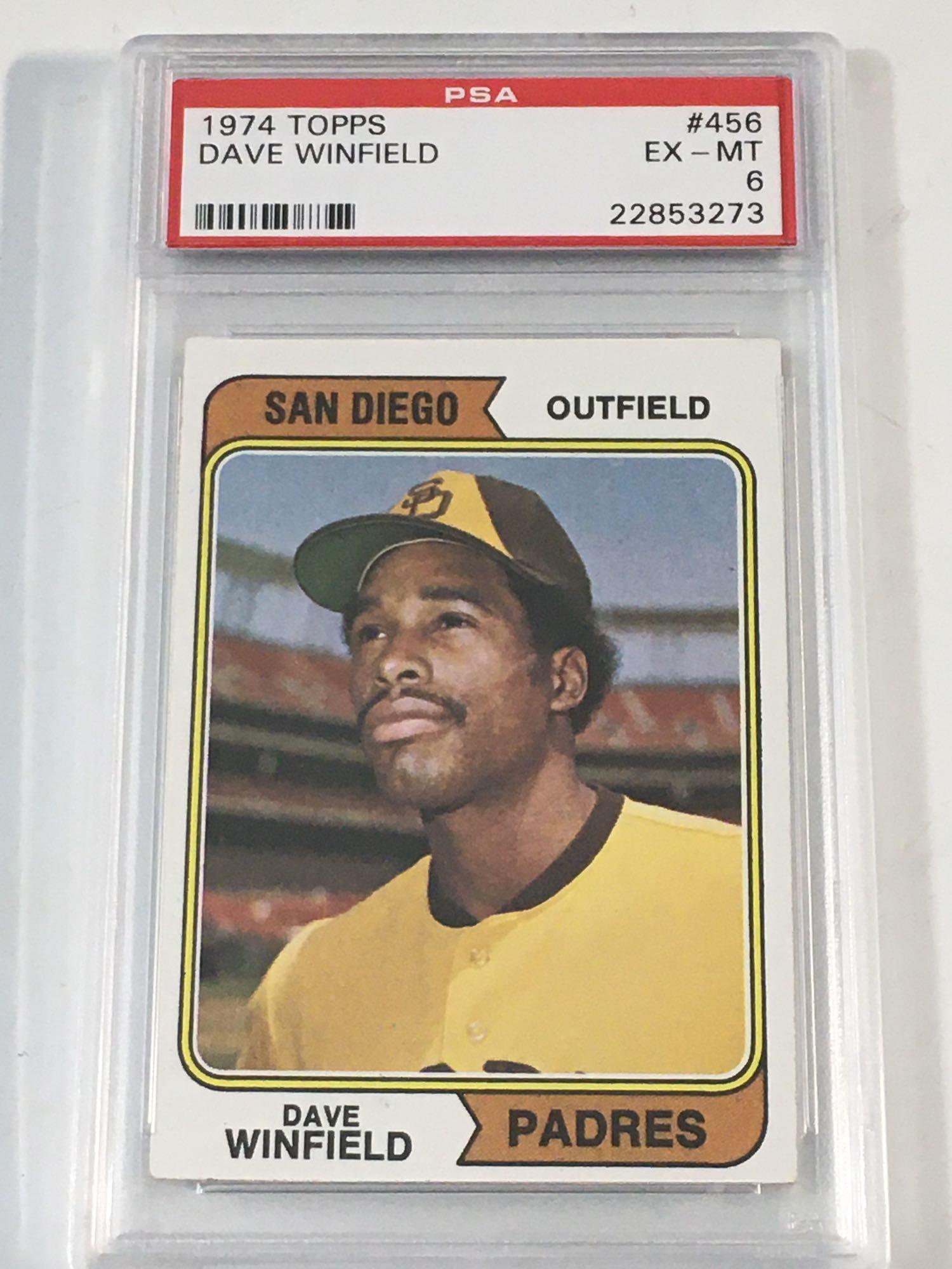 1974 Topps #456 Dave Winfield Rookie PSA 6 (1 of 6)