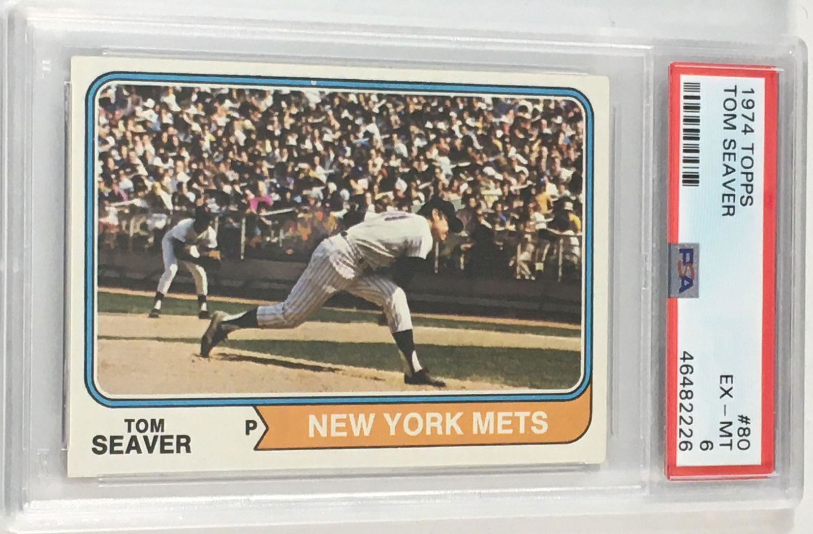 1974 Topps #80 Tom Seaver PSA 6 (1 of 6)