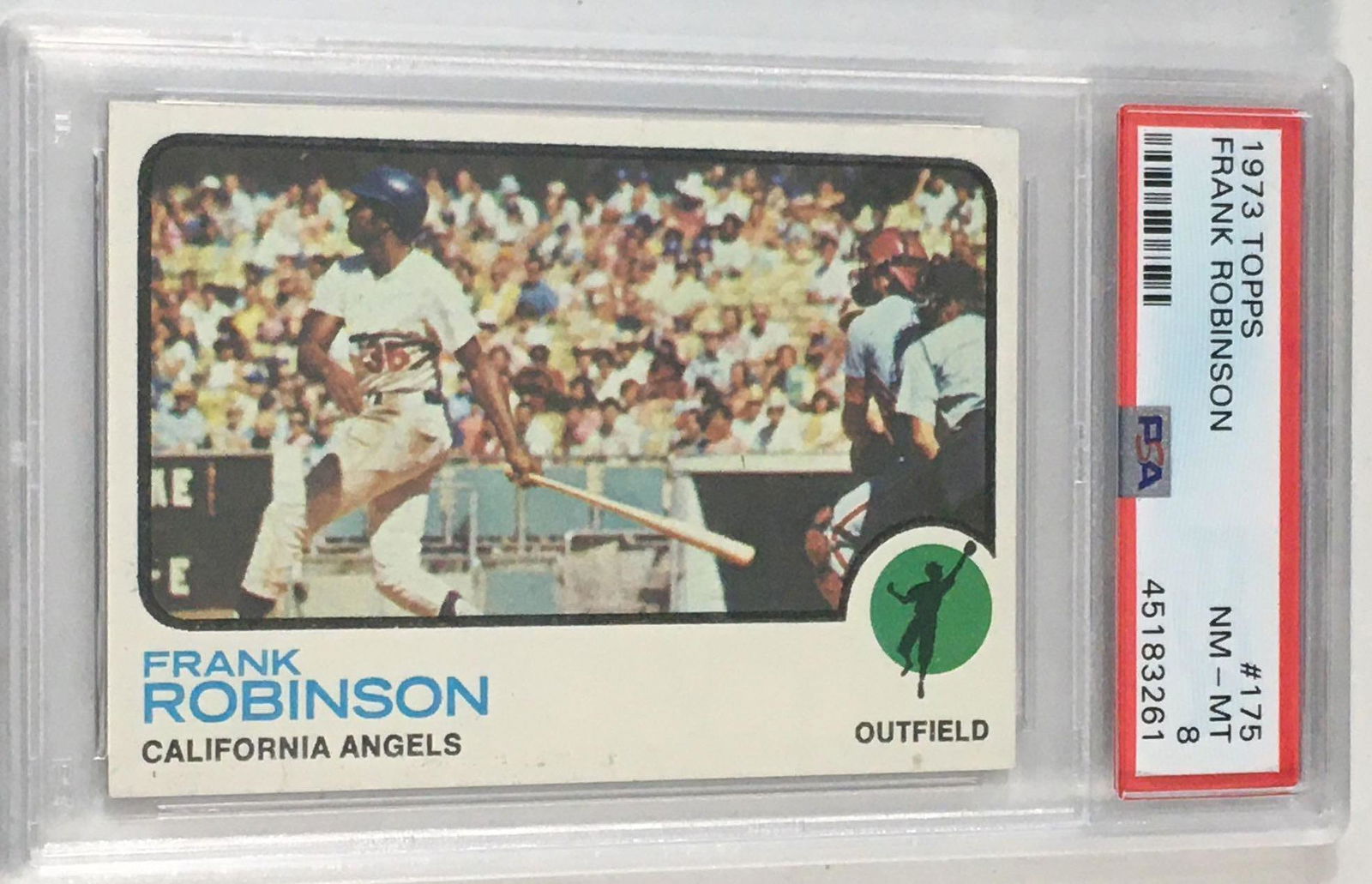 1973 Topps #175 Frank Robinson PSA 8 (1 of 6)