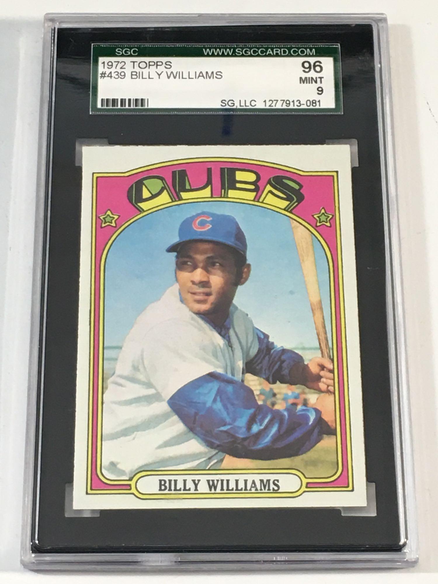 1972 Topps #439 Billy Williams SGC 96 MINT (1 of 6)