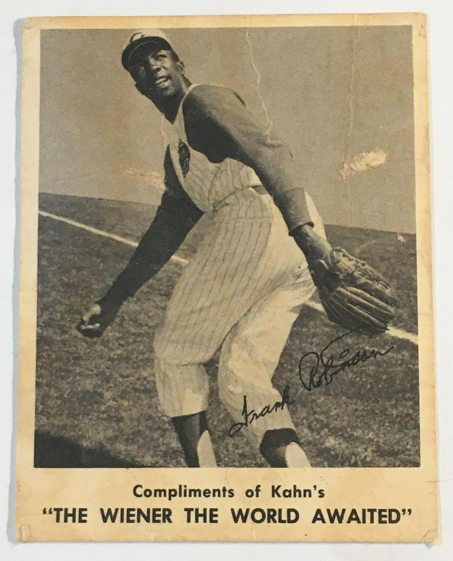 1963 Kahn's Frank Robinson Reds (1 of 6)