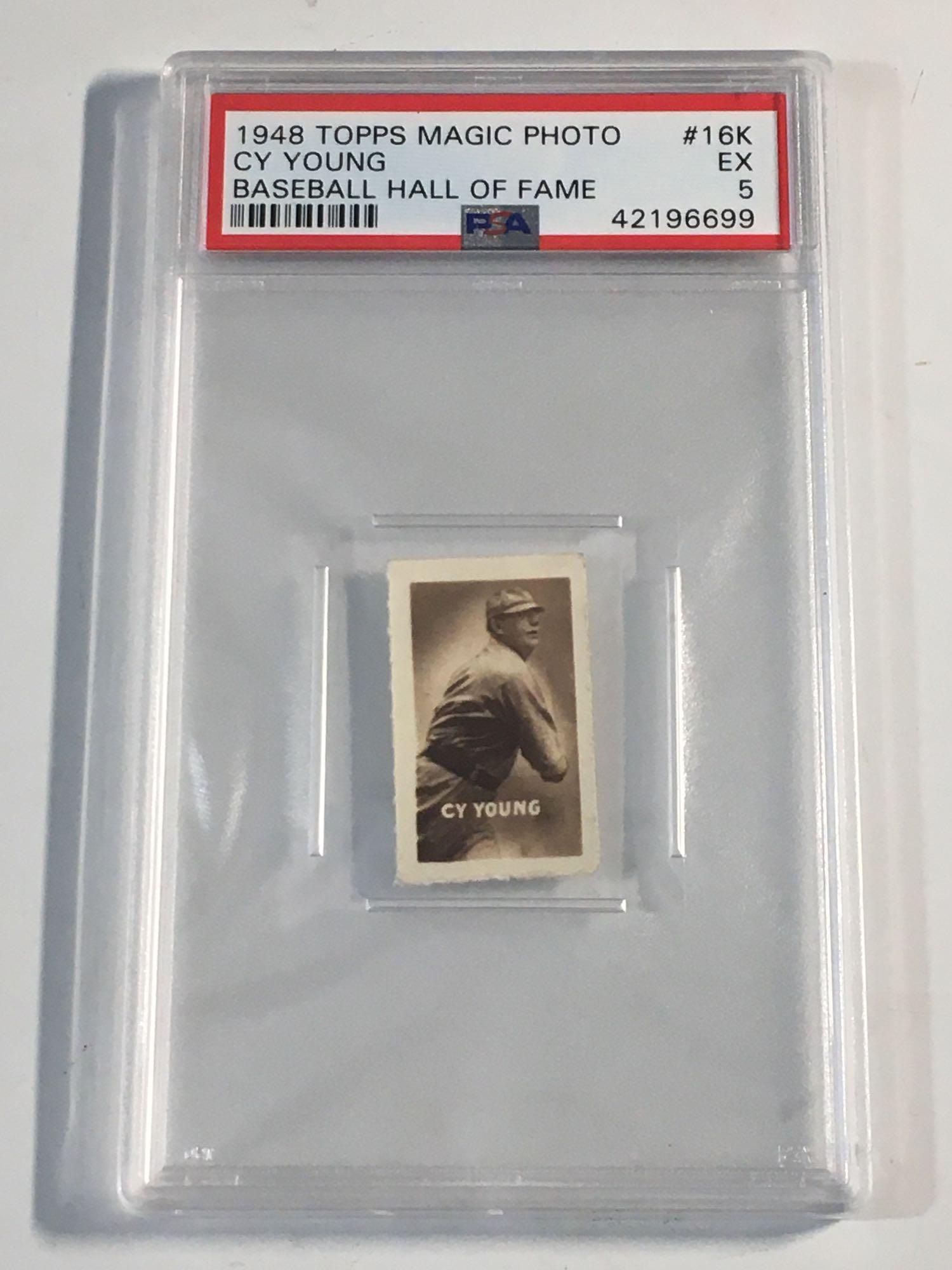 1948 Topps Magic Photo Cy Young PSA 5 (1 of 8)