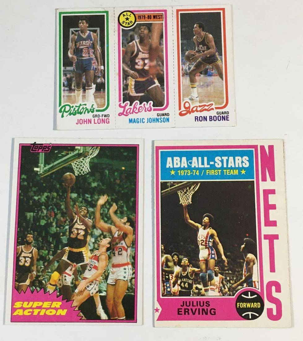 (3) Topps Magic and Dr. J Basketball Cards (1 of 8)