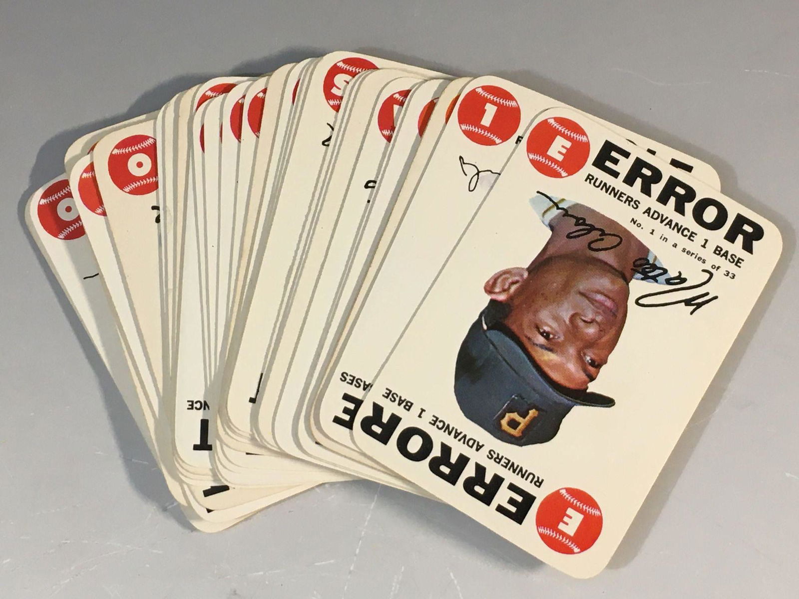 1969 Topps Baseball Game Cards w/ Aaron, Clemente (1 of 5)