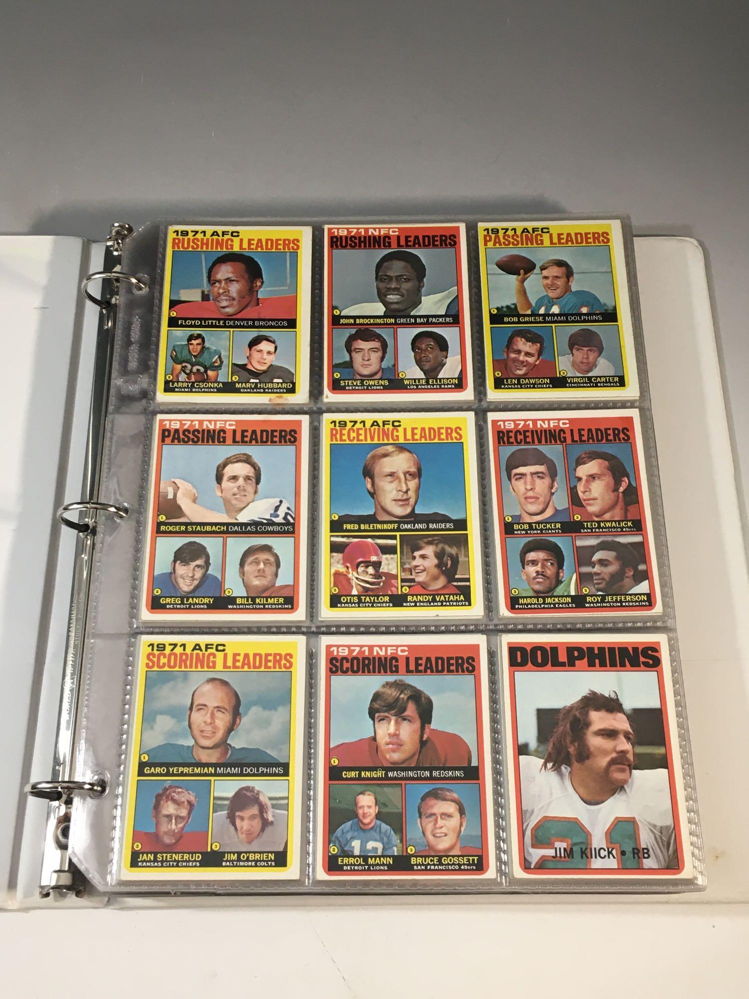 1972 Topps Football Card Set w/ Roger Staubach Rookie (1 of 15)