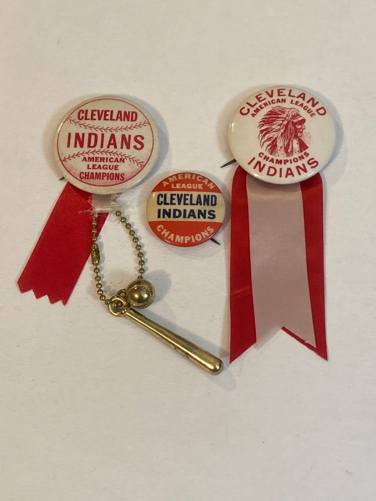 Cleveland Indians American League Champions Pinbacks (1 of 5)
