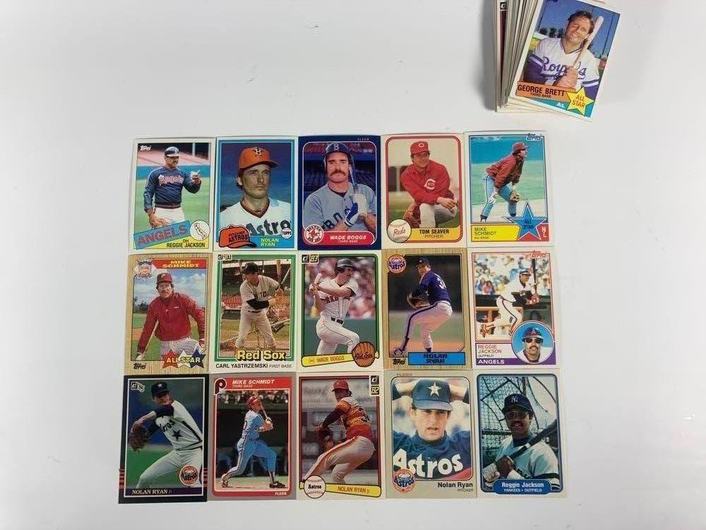 1980's HOF Baseball Card Collection NRMT-MINT (1 of 10)
