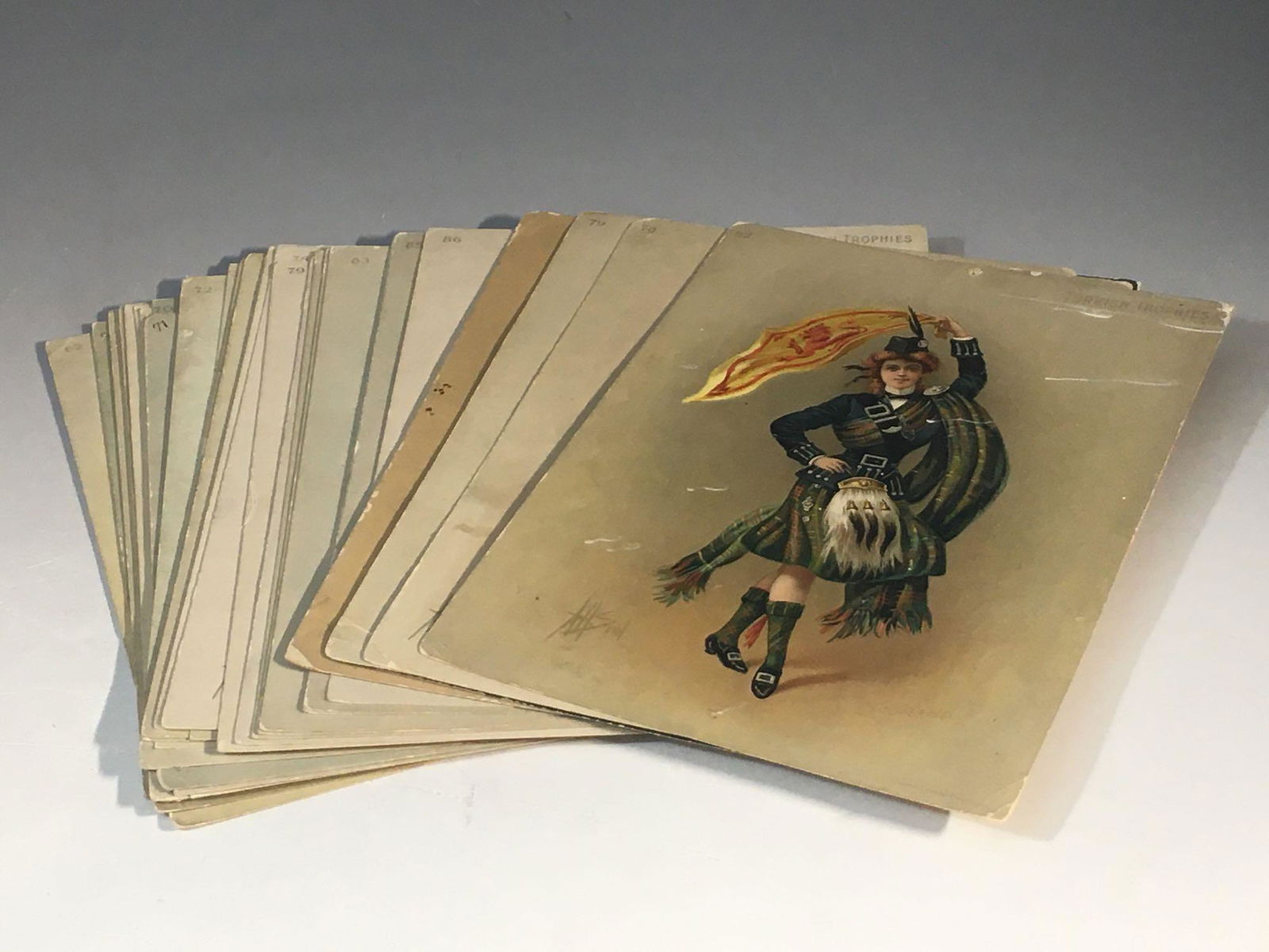 Turkish Trophies - Tobacco Costume Cards (30) (1 of 20)