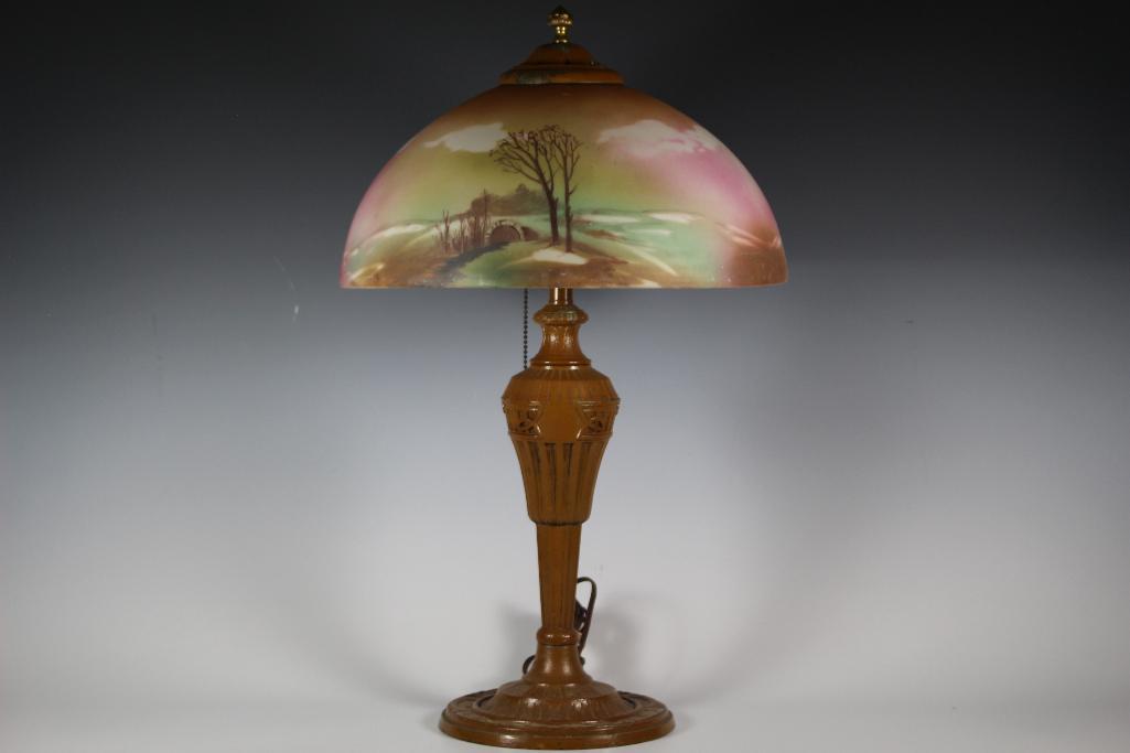 Reverse Painted Table Lamp (1 of 20)