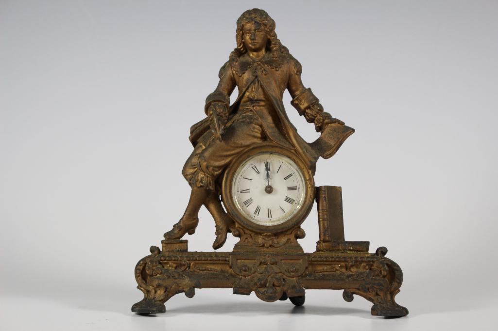 19th Century Scholar Ansonia Figural Clock (1 of 16)