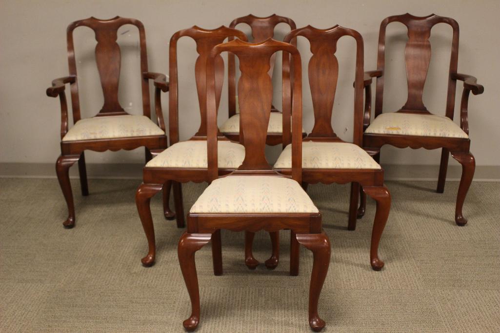 Set of 6 Henkel Harris Cherry Dining Chairs (1 of 19)