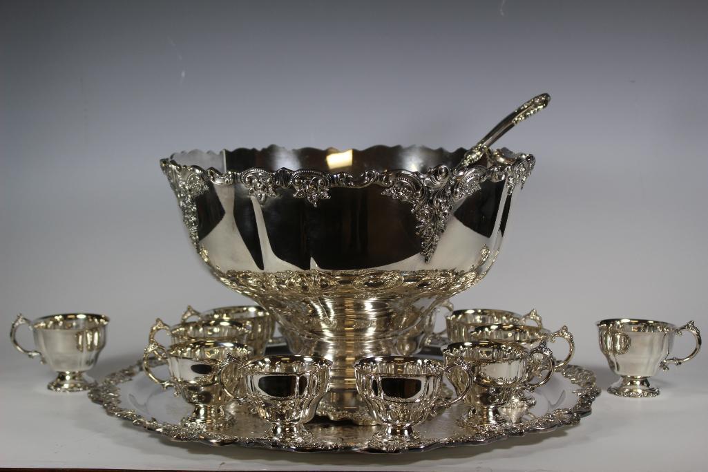 "Baroque" by Wallace Punch Service For 12 with 20 1/2" (1 of 20)