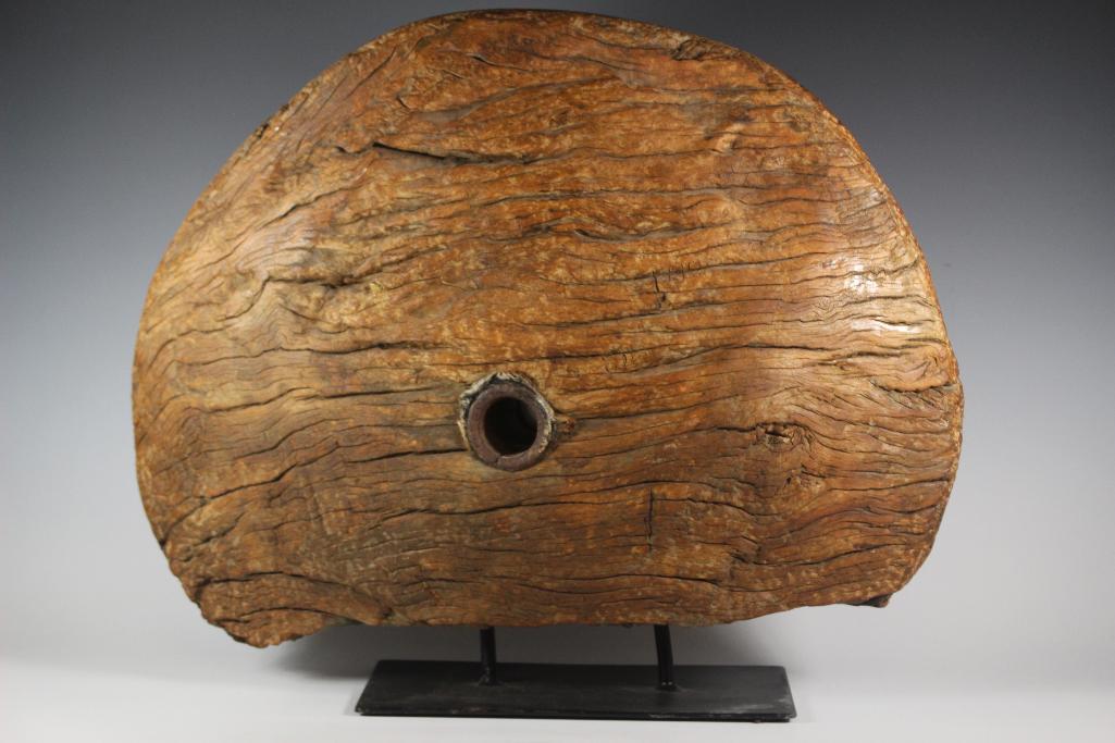 19th Century India Hardwood Cart Wheel (1 of 14)