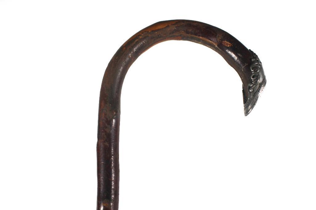 Carved Wood Vintage Walking Stick or Cane (1 of 13)