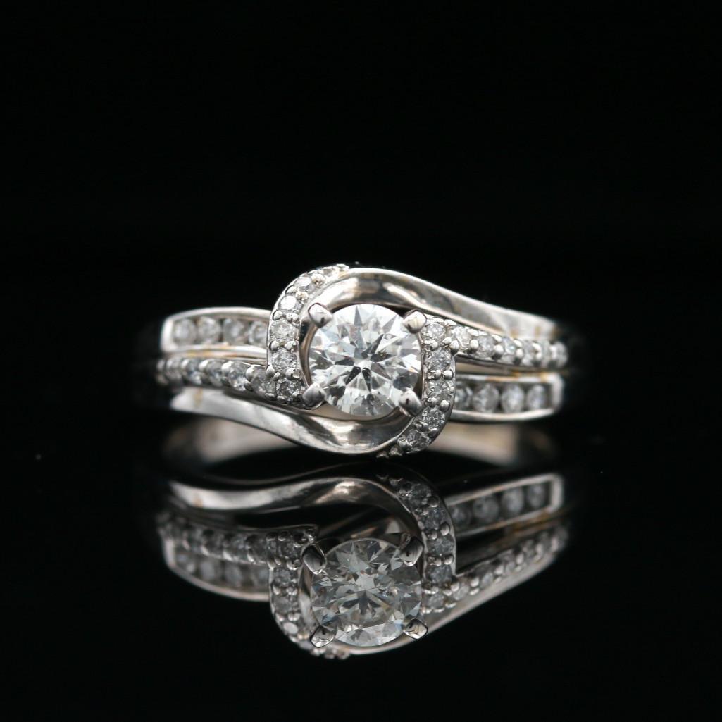 14k White Gold Diamond Ring (1 of 7)
