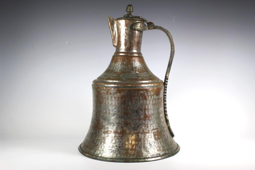 Turkish Ottoman Lidded Water Kettle or Ewer (1 of 14)